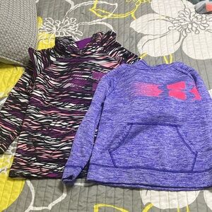 Under Armour Kids' Purple and Pink Sweatshirt